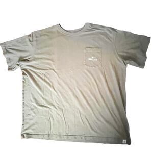 Men's Carhartt Short Sleeve 4XL Green Forged From Railroad T Shirt.